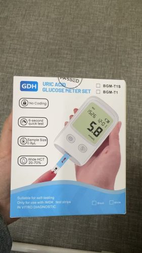 URIC ACID & GLUCOSE METER SET photo review